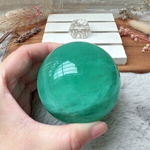 Gorgeous Green Fluorite Sphere